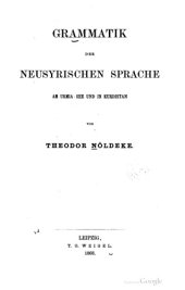 book Grammatik der Neusyrischen Sprache am Urmia-See und in Kurdistan