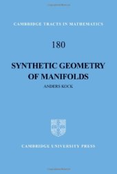 book Synthetic Geometry of Manifolds