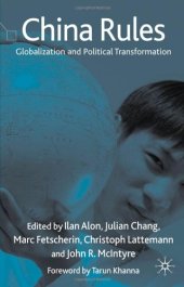 book China Rules: Globalization and Political Transformation