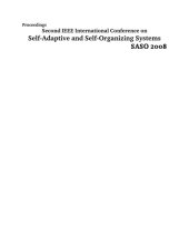 book Second IEEE International Conference on Self-adaptive and Self-organizing Systems (Saso 2008)