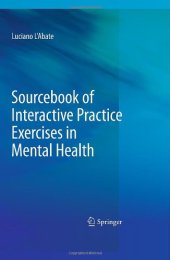 book Sourcebook of Interactive Practice Exercises in Mental Health