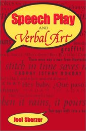 book Speech Play and Verbal Art