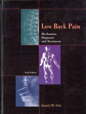 book Low Back Pain: Mechanism, Diagnosis and Treatment