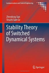 book Stability Theory of Switched Dynamical Systems