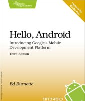 book Hello, Android: Introducing Google's Mobile Development Platform