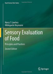 book Sensory Evaluation of Food: Principles and Practices