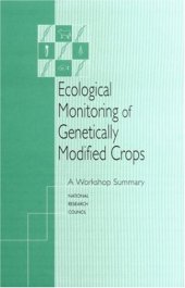 book Ecological Monitoring of Genetically Modified Crops: A Workshop Summary