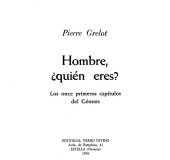 book Hombre, ¿Quién Eres? - Los Once Primeros Capítulos del Génesis