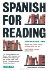 book Spanish for Reading: A Self-Instructional Course