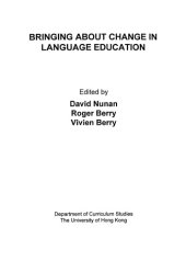 book Bringing about change in language education