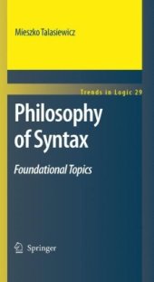 book Philosophy of Syntax: Foundational Topics