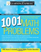 book 1001 Math Problems,  3ed