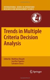 book Trends in Multiple Criteria Decision Analysis