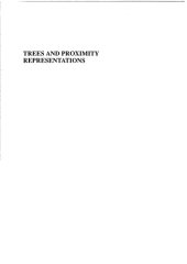 book Trees and Proximity Representations (Wiley-Interscience Series in Discrete Mathematics and Optimization)