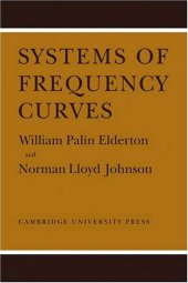 book Systems of Frequency Curves