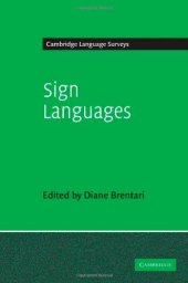 book Sign Languages (Cambridge Language Surveys)