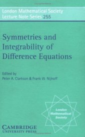 book Symmetries and integrability of difference equations