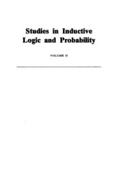 book Studies in Inductive Logic and Probability. Volume II