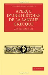 book Aperçu d’une histoire de la langue grecque