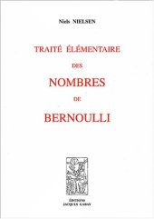 book Traité élémentaire des nombres de Bernoulli