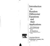 book Introduction to random differential equations and their applications (Modern analytic and computational methods in science and mathematics)