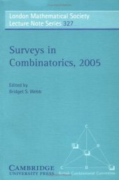 book Surveys in Combinatorics 2005