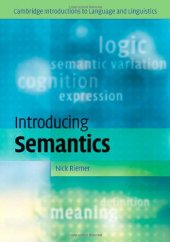 book Introducing Semantics