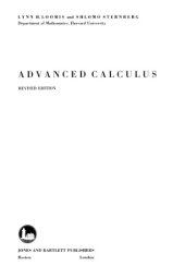 book Advanced Calculus, Revised Edition