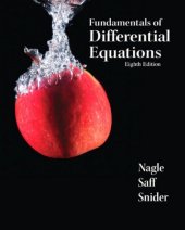 book Fundamentals of Differential Equations, 8th Edition