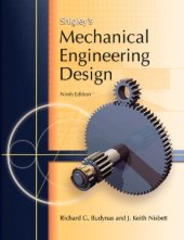 book Shigley's Mechanical Engineering Design, 9th Edition