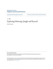 book Exploring Meinong's Jungle and Beyond (Departmental monograph   Philosophy Dept., Research School of Social Sciences, Australian National University)