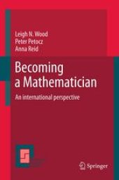 book Becoming a Mathematician: An international perspective