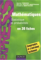 book Mathématiques L1  L2 Statistique et probabilités en 30 fiches