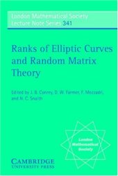 book Ranks of Elliptic Curves and Random Matrix Theory