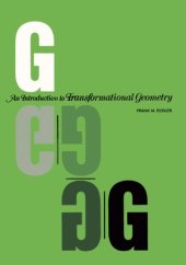 book An Introduction to Transformational Geometry