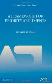 book A Framework for Priority Arguments