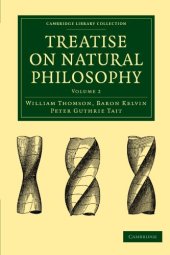 book Treatise on Natural Philosophy, Volume I, Part II