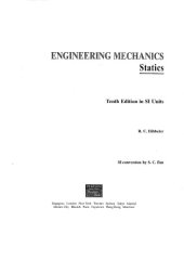 book Engineering Mechanics: Statics, Tenth Edition in SI Units