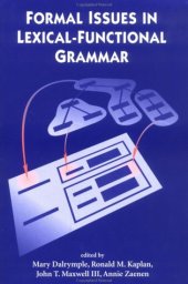 book Formal Issues in Lexical-Functional Grammar