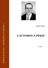 book L'automne à Pékin