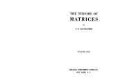 book The Theory of Matrices