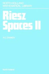 book Riesz spaces, Volume 2