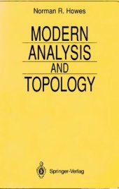 book Modern Analysis and Topology