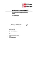 book Complete Business Statistics, 7th edition (The Mcgraw-Hill Irwin Series)