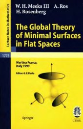 book The Global Theory of Minimal Surfaces in Flat Spaces: Lectures given at the 2nd Session of the Centro Internazionale Matematico Estivo (C.I.M.E.) held ... Mathematics   C.I.M.E. Foundation Subseries)