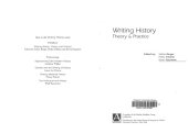 book Writing History: Theory and Practice