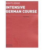 book Routledge Intensive German Course (with Audio)