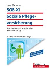 book SGB XI - Die soziale Pflegeversicherung