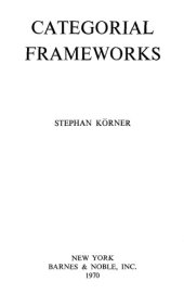 book Categorial frameworks (Library of philosophy and logic)