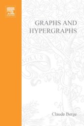 book Graphs and hypergraphs